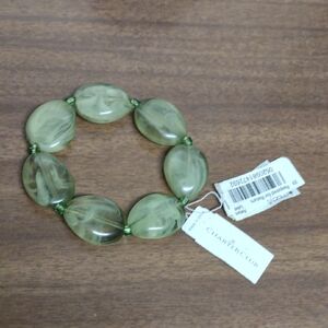Charter Club Green Beaded Bracelet
